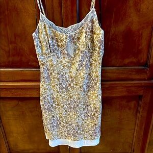 Forever 21 Floral Lace Slip Dress